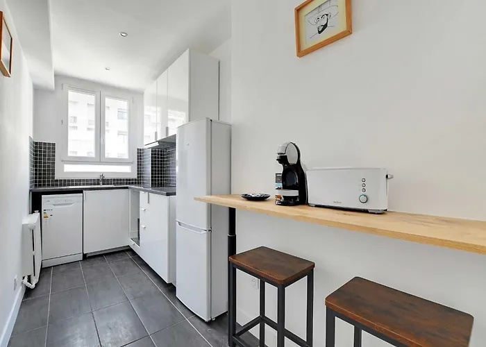 Bright Flat - 1br 4p - Javel Διαμέρισμα *